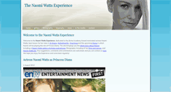 Desktop Screenshot of naomiwatts.com